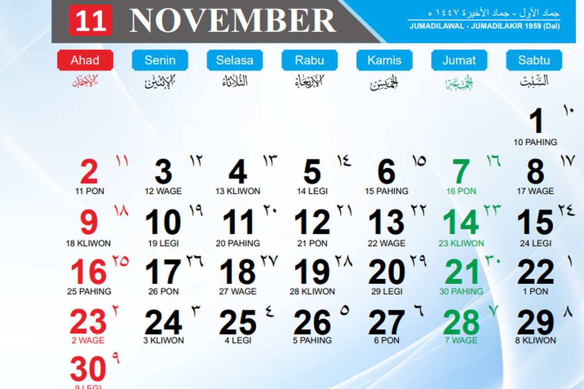Apa yang Diperingati Tanggal 28 November 2025? Simak Daftar Hari Pentingnya!